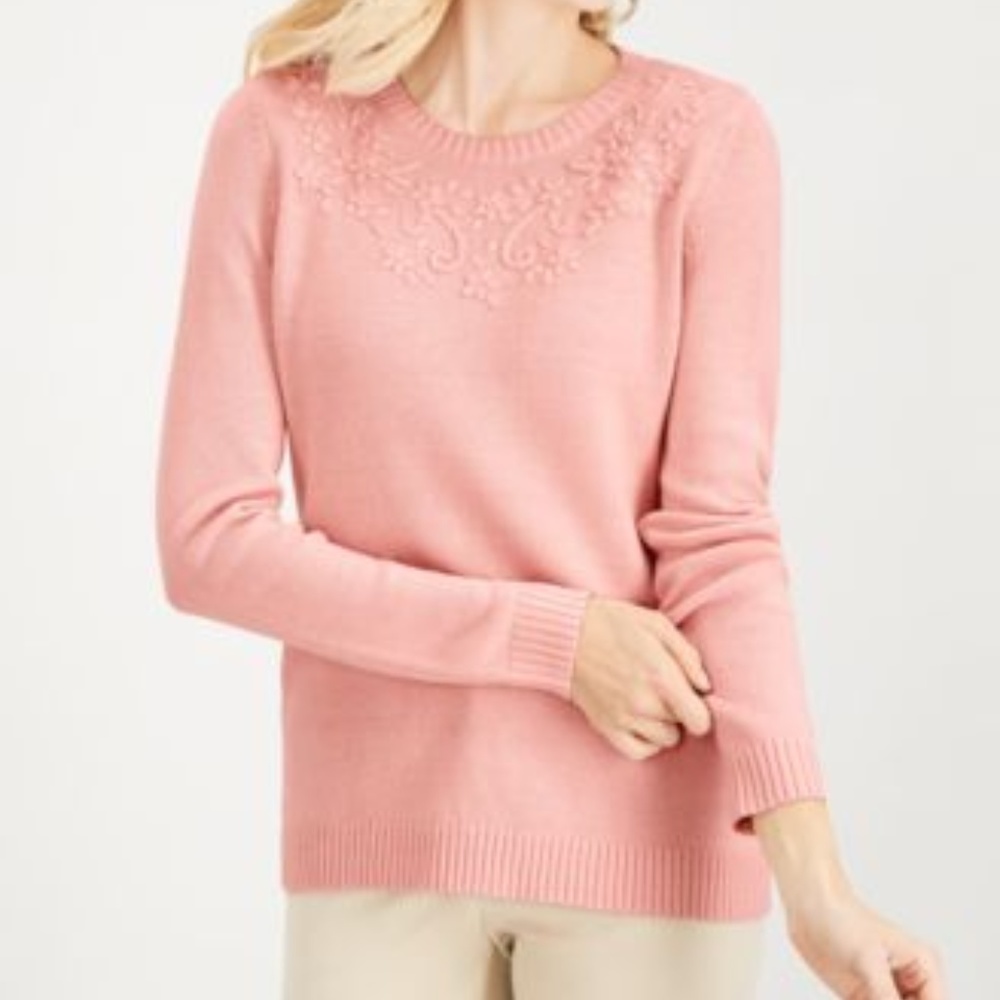 Pink sweater